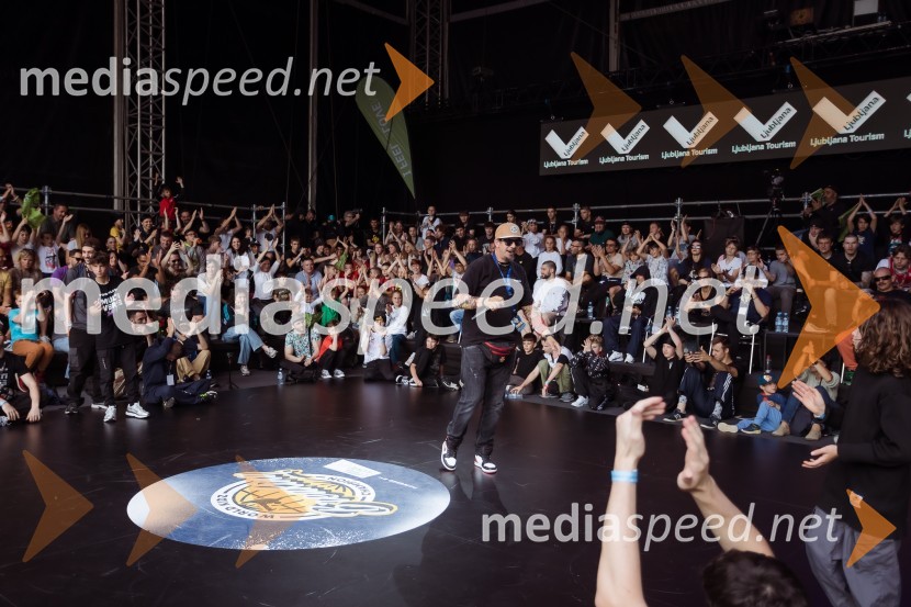 Finale World Kidz Breaking Champion Ljubljana - Powered by I Feel Slovenia sta osvojila Bolgarka Bgirl FIREBIRD in Ukrajinec Bboy RAPTOR