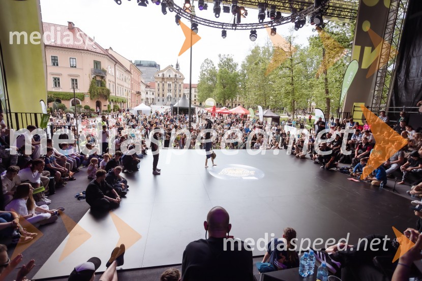 Finale World Kidz Breaking Champion Ljubljana - Powered by I Feel Slovenia sta osvojila Bolgarka Bgirl FIREBIRD in Ukrajinec Bboy RAPTOR