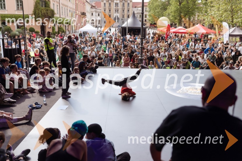 Finale World Kidz Breaking Champion Ljubljana - Powered by I Feel Slovenia sta osvojila Bolgarka Bgirl FIREBIRD in Ukrajinec Bboy RAPTOR