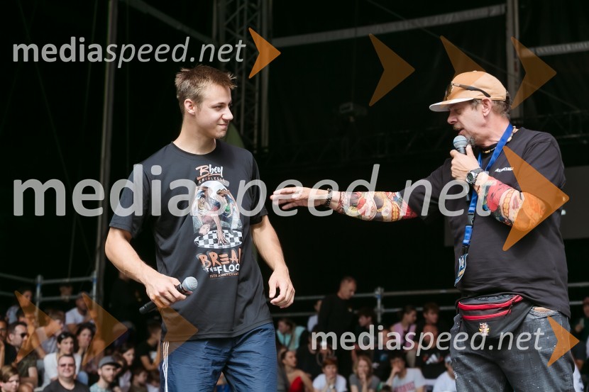 Finale World Kidz Breaking Champion Ljubljana - Powered by I Feel Slovenia sta osvojila Bolgarka Bgirl FIREBIRD in Ukrajinec Bboy RAPTOR