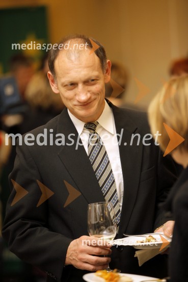 Janko Požežnik, direktor Poklicne gasilne enote CeljeDnevi komedije 2009, zaključek festivala in podelitev nagrad