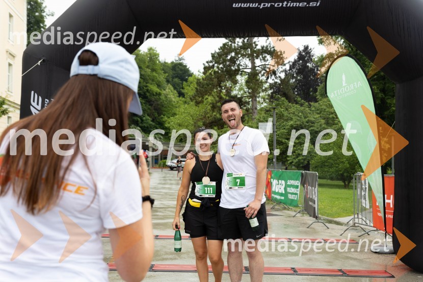  Tadeja Premzl;  Tilen  Brglez6. Afroditin tek s Štajerskim valom