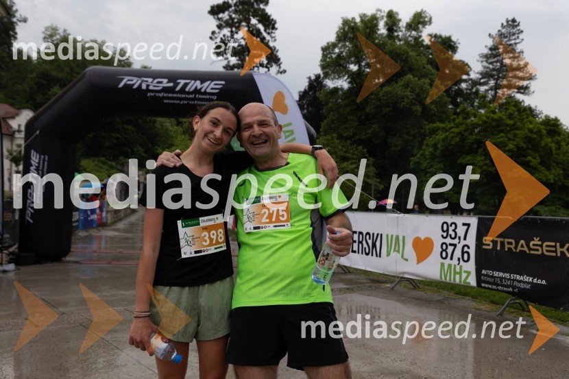  Iza Polanec, 1. mesto, 6. Afroditin tek na 5 km ženske;  Milan Hribernik6. Afroditin tek s Štajerskim valom