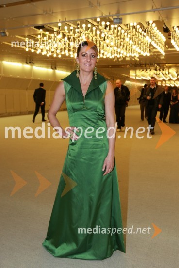 Alenka Bikar, nekdanja atletinjaViktorji 2008, druženje pred dvorano