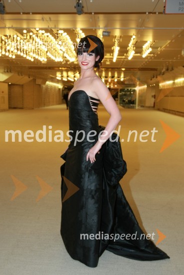 Ana Dolinar, igralkaViktorji 2008, druženje pred dvorano