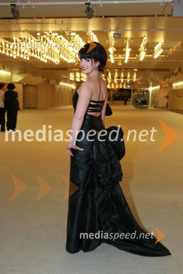 Ana Dolinar, igralkaViktorji 2008, druženje pred dvorano