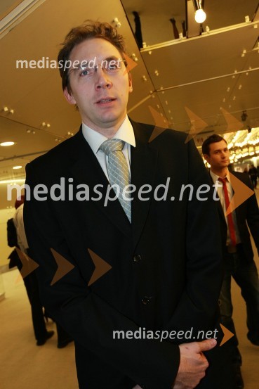 Gorazd Slak, izvršni direktor na slovaški TV Markiza in nekdanji programski direktor POP TV in Kanala AViktorji 2008, druženje pred dvorano