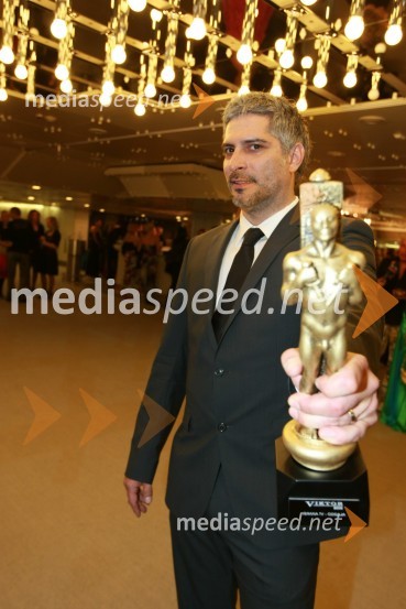 Sebastian Cavazza, igralecViktorji 2008, druženje pred dvorano