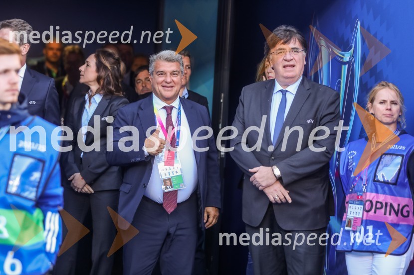  Joan Laporta Estruc, španski politik in predsednik FC Barcelona;  ... UEFA Women's Champions League Final, nogometni finale lige prvakinj