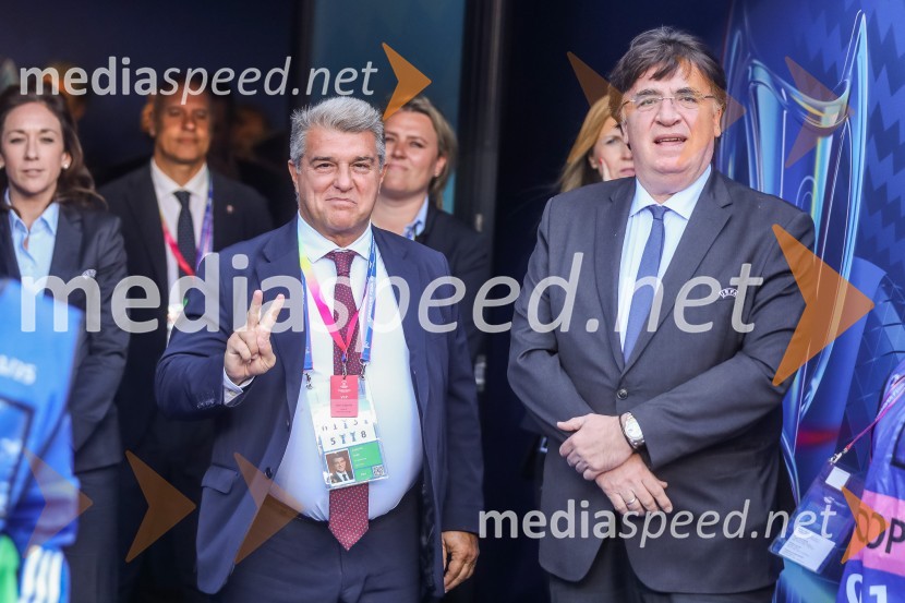  Joan Laporta Estruc, španski politik in predsednik FC Barcelona;  ... UEFA Women's Champions League Final, nogometni finale lige prvakinj