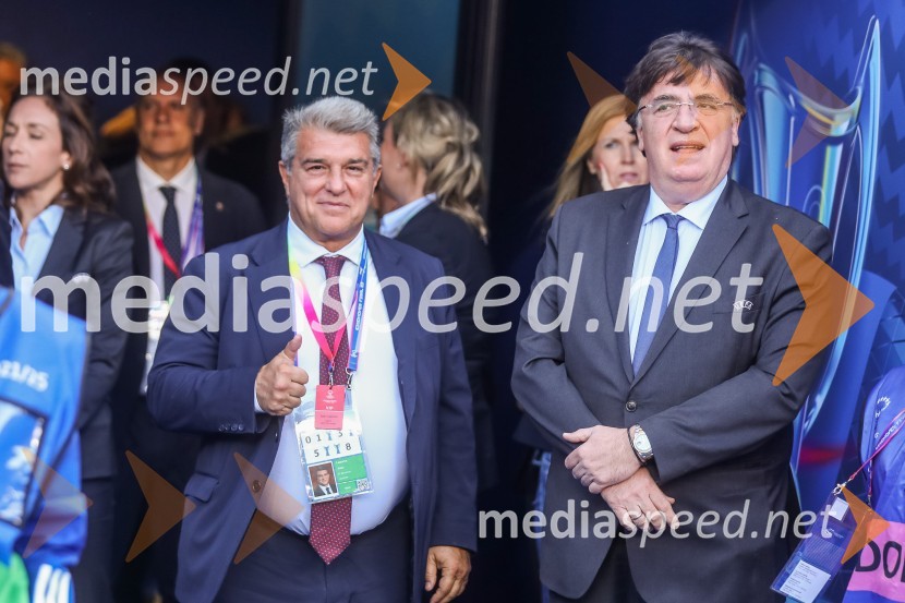  Joan Laporta Estruc, španski politik in predsednik FC Barcelona;  ... UEFA Women's Champions League Final, nogometni finale lige prvakinj