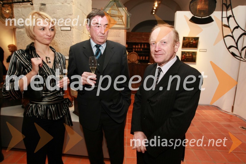 Petra Zavec, Ultra, Edvard Kegl, podjetnik, in dr. Jože Zagožen, direktor Holdinga Slovenskih Elektrarn (HSE)Med bliščem in bedo srednjega veka, odprtje drugega dela stalne razstave v Pokrajinskem muzeju Maribor