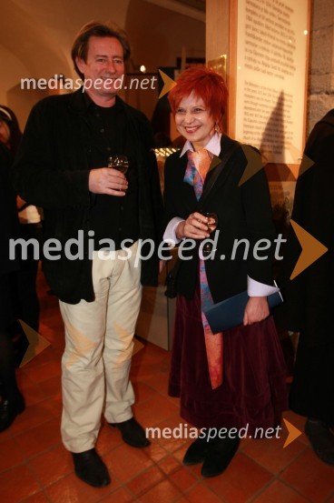 Vladimir Rukavina, direktor Narodnega doma Maribor in predsednik začasnega sekretariata EPK 2012, ter Majda Širca, ministrica za kulturoMed bliščem in bedo srednjega veka, odprtje drugega dela stalne razstave v Pokrajinskem muzeju Maribor