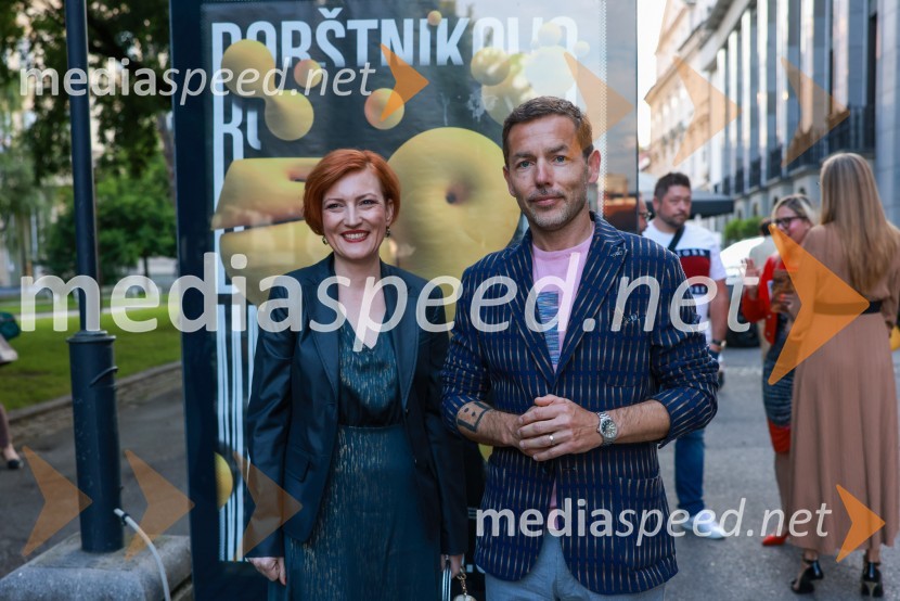 dr. Asta Vrečko, ministrica za kulturo;  Aleš Novak, umetniški direktor Festival Borštnikovo srečanje58. Borštnikovo srečanje, slavnostna otvoritev s predstavo La Tempesta / Vihar