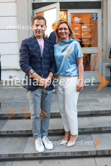  Aleš Novak, umetniški direktor Festival Borštnikovo srečanje; doc. dr. Suzana Žilič Fišer,  predstojnica Inštituta za medijske komunikacije na FERI58. Borštnikovo srečanje, slavnostna otvoritev s predstavo La Tempesta / Vihar