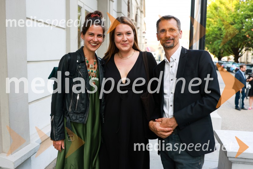  Lucija Trobec;  Luna Pentek;  Gašper Troha, ministrstvo za kulturo58. Borštnikovo srečanje, slavnostna otvoritev s predstavo La Tempesta / Vihar