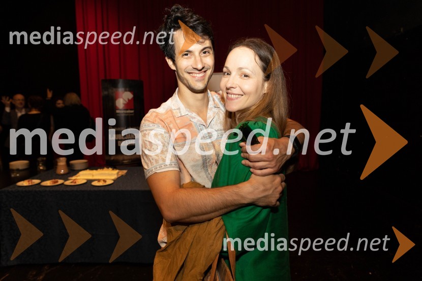  Ivan Čuić, hrvaški gledališki in filmski igralec;  Iva Babić, igralkaStriček Vanja, premiera v SNG Drama Ljubljana