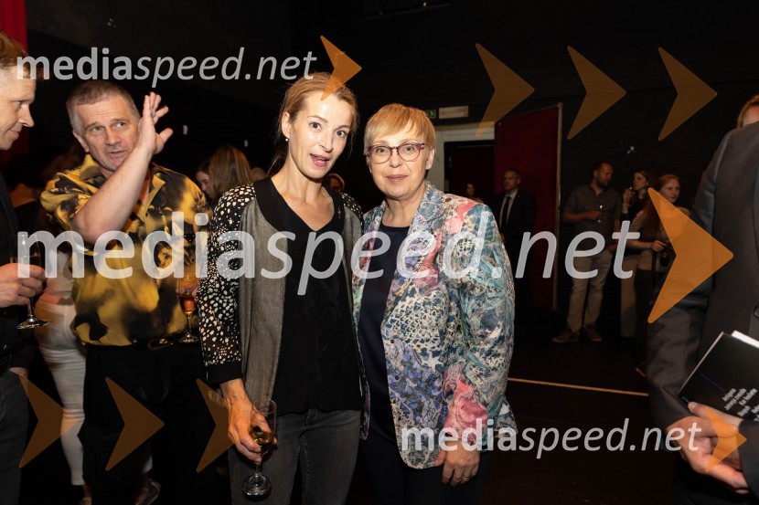  Maša Derganc, igralka; dr. Nataša Pirc Musar, predsednica Republike SlovenijeStriček Vanja, premiera v SNG Drama Ljubljana