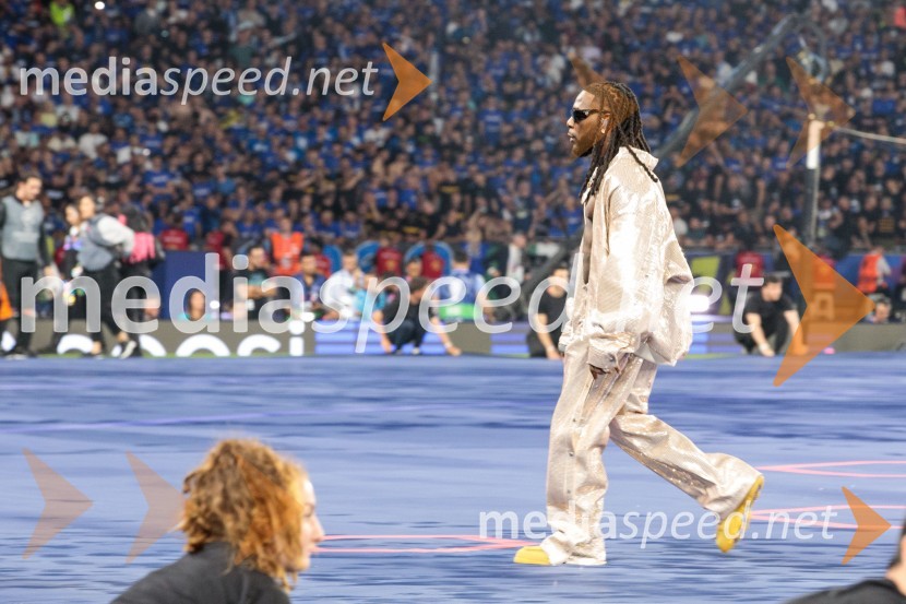  Burna Boy, pevecUEFA Champions League Final, nogometni finale lige prvakov