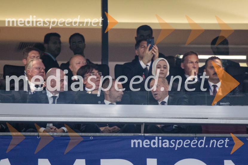  Aleksander Čeferin, odvetnik in predsednik UEFE;  Recep Tayyip Erdoğan, predsednik TurčijeUEFA Champions League Final, nogometni finale lige prvakov