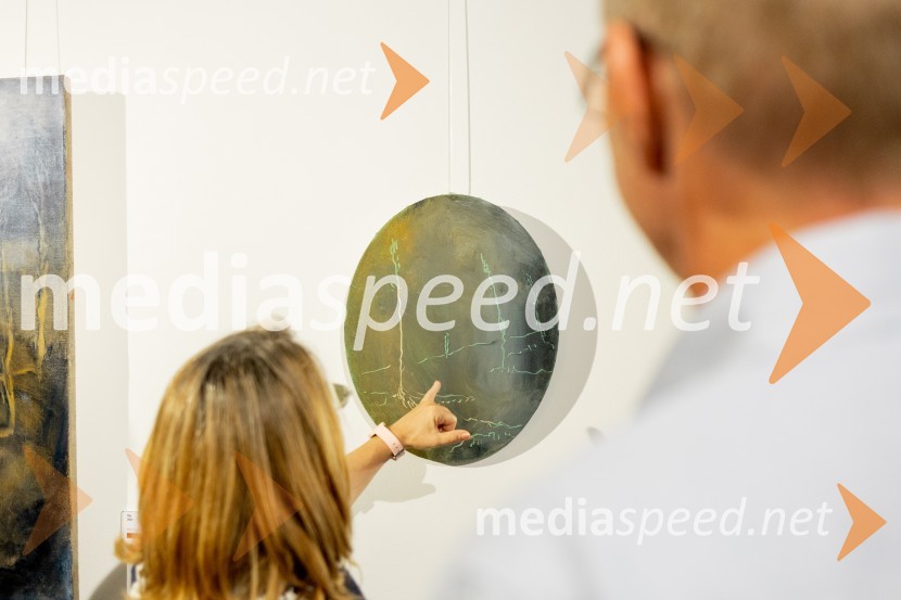 Apolonija Simon z razstavo Globine vidnega v galeriji Generali