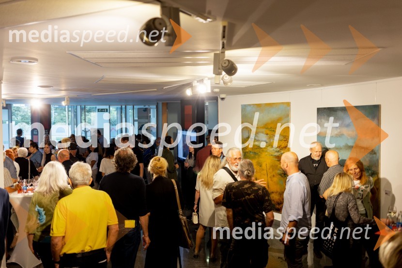 Apolonija Simon z razstavo Globine vidnega v galeriji Generali