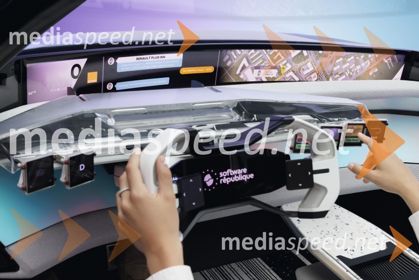 H1st vision, konceptni avtomobil, ki ga je zasnovalo podjetje Software République:  vizija mobilnosti prihodnosti, osredotočena na ljudi