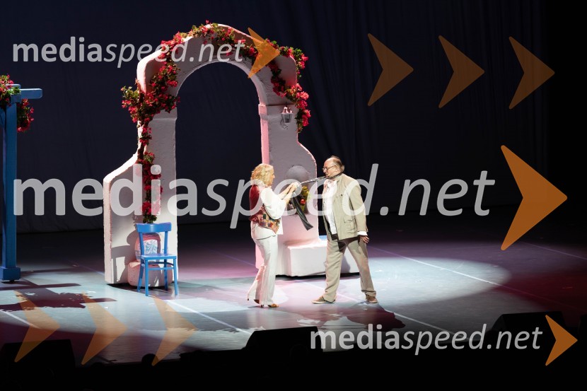  Alenka Godec, pevka;  Gojmir Lešnjak Gojc, igralec, režiser, pevecMuzikal Mamma Mia, Ljubljana Festival 2023