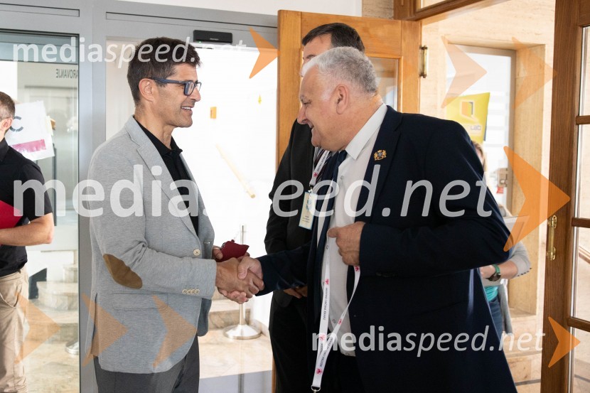  Matjaž Rakovec, župan Mestne občine Kranj;  Mirko MusturThink Green, Go Sustainable, mednarodna konferenca MO Kranj