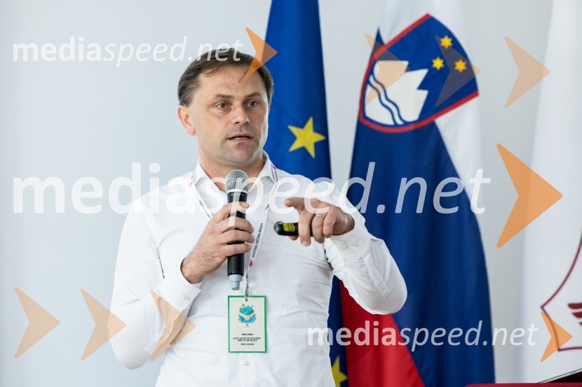 mag. Tomaž Lanišek, vodja Urada za razvoj, pametno skupnost in projekte na MOKThink Green, Go Sustainable, mednarodna konferenca MO Kranj