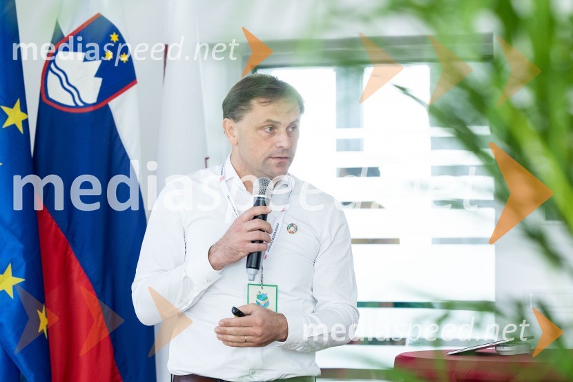 mag. Tomaž Lanišek, vodja Urada za razvoj, pametno skupnost in projekte na MOKThink Green, Go Sustainable, mednarodna konferenca MO Kranj