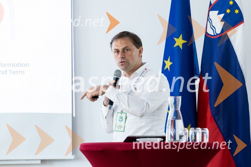 mag. Tomaž Lanišek, vodja Urada za razvoj, pametno skupnost in projekte na MOKThink Green, Go Sustainable, mednarodna konferenca MO Kranj