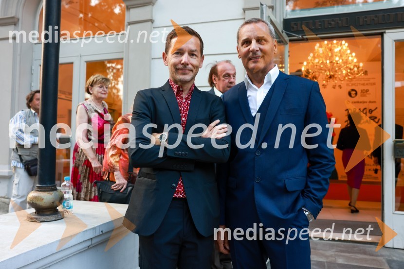  Aleš Novak, umetniški direktor Festival Borštnikovo srečanje;  Danilo Rošker, direktor SNG Maribor58. Borštnikovo srečanje, sklepna slovesnost s podelitvijo nagrad