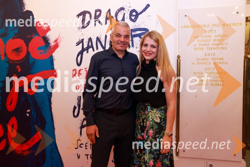  Aleksander Saša Arsenovič, župan, Mestna občina Maribor;  Katja Arsenovič, direktorica Rožmarin Hospitality Group58. Borštnikovo srečanje, sklepna slovesnost s podelitvijo nagrad