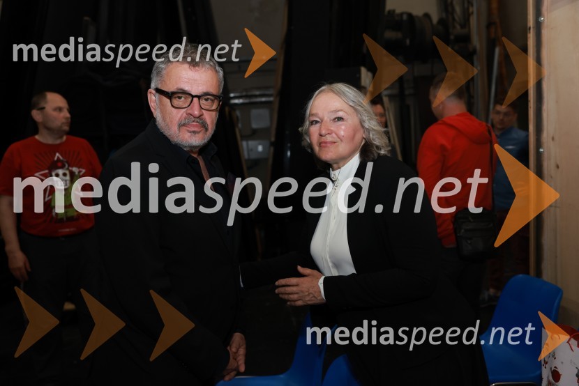  Branislav Mićunović, kulturni minister Črne Gore;  Milada Kalezić, igralka58. Borštnikovo srečanje, sklepna slovesnost s podelitvijo nagrad