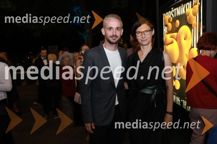  Jernej Pristov, vodja službe za odnose z javnostmi SNG Drama Ljubljana;  Špela  Zorn, vodja programa v SNG Drama58. Borštnikovo srečanje, sklepna slovesnost s podelitvijo nagrad