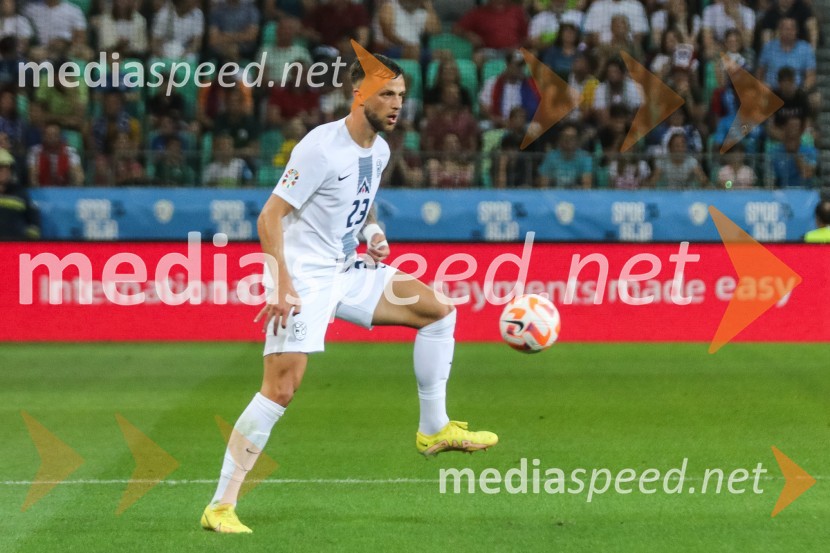  David Brekalo, nogometaš, SlovenijaSlovenija remizirala z Dansko, kvalifikacije za evropsko prvenstvo 2024