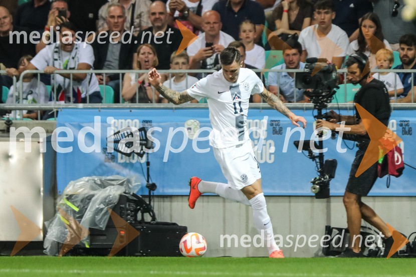  Benjamin Šeško, nogometaš, SlovenijaSlovenija remizirala z Dansko, kvalifikacije za evropsko prvenstvo 2024