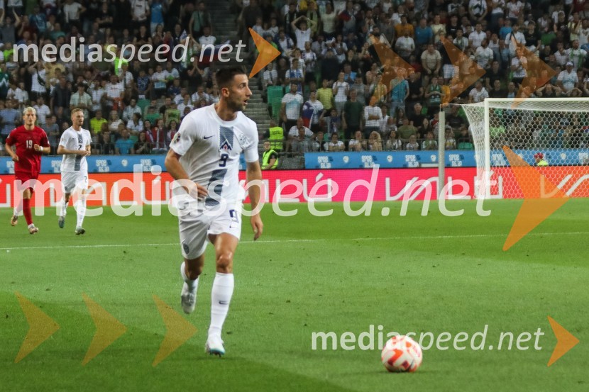  Andraž Šporar, nogometaš, SlovenijaSlovenija remizirala z Dansko, kvalifikacije za evropsko prvenstvo 2024