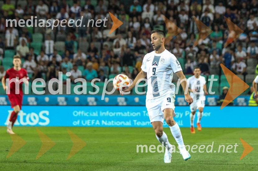  Andraž Šporar, nogometaš, SlovenijaSlovenija remizirala z Dansko, kvalifikacije za evropsko prvenstvo 2024