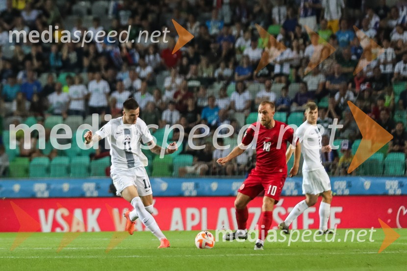  Benjamin Šeško, nogometaš, Slovenija;  ... Slovenija remizirala z Dansko, kvalifikacije za evropsko prvenstvo 2024