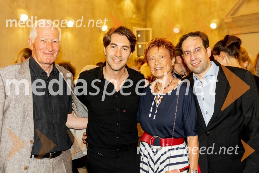  Bojan Pretnar, prvi direktor Urada Republike Slovenije za intelektualno lastnino;  Edward Clug, umetniški direktor, Balet SNG Maribor;  Boža Pretnar;  Simon Krečič, dirigent in pianistCarmina Burana, Ljubljana Festival 2023