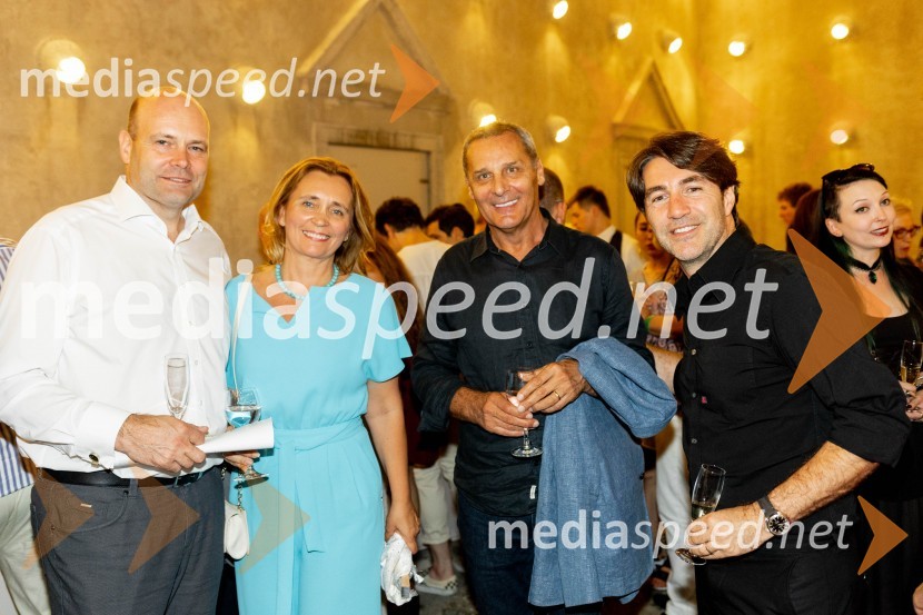  Jure Fišer, direktor Surovine; doc. dr. Suzana Žilič Fišer,  predstojnica Inštituta za medijske komunikacije na FERI;  Danilo Rošker, direktor SNG Maribor;  Edward Clug, umetniški direktor, Balet SNG MariborCarmina Burana, Ljubljana Festival 2023