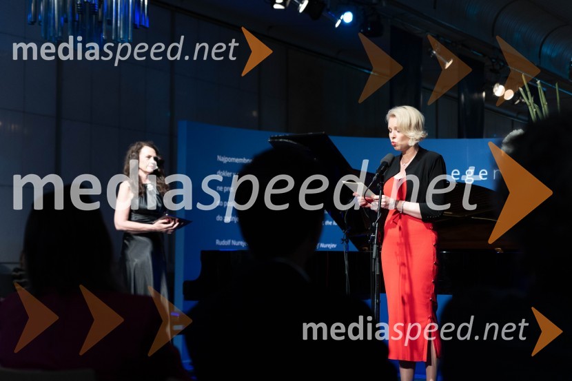  Tajda Lekše, voditeljica; mag. Urška Klakočar Zupančič, predsednica Državnega zbora RS, podpredsednica, Gibanje Svoboda1. Mednarodni baletni festival Plesne noči, slavnostna otvoritev