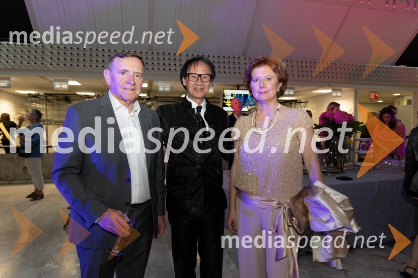  Jože Colarič, predsednik uprave in generalni direktor, Krka d.d.;  Charles Jude, nekdanji prvak pariškega baleta;  ... 1. Mednarodni baletni festival Plesne noči, slavnostna otvoritev