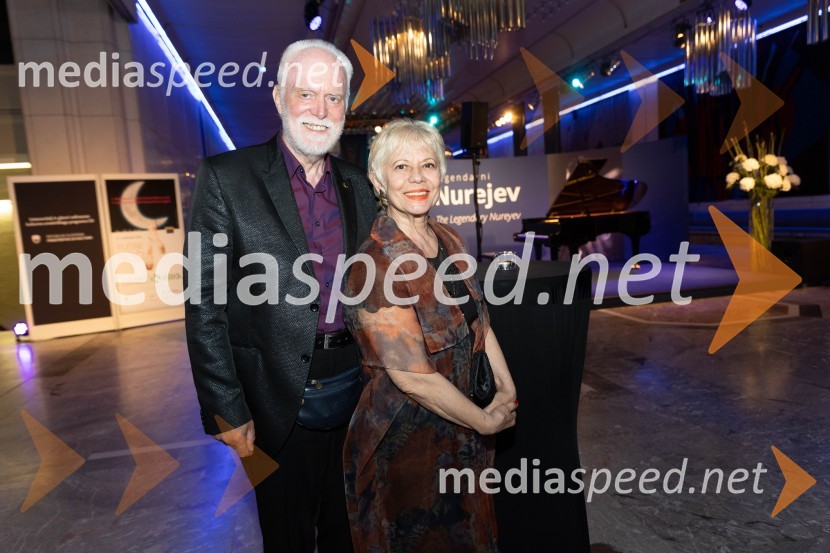  Marko Gorjanc, nekdanji ravnatelj/pomočnik ravnatelja SNG Drama Ljubljana;  Radmila Gorjanc1. Mednarodni baletni festival Plesne noči, slavnostna otvoritev