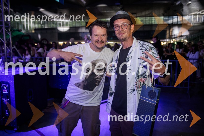 Andrej  Težak-Tešky, stand-up komik, manager, producent, tekač na dolge proge in dobrodelnež;  Boštjan  Nipič - Nipke, raperStopimo skUPAJ za Urbana, dobrodelni koncert