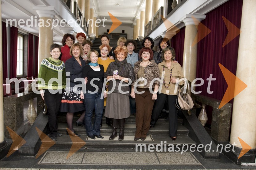 Srečanje kandidatk za Slovenko leta v obdobju od leta 1988 do 2008