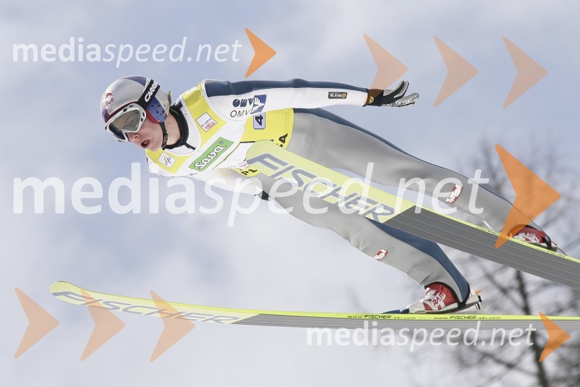 Gregor Schlierenzauer, avstrijski smučarski skakalec in zmagovalec svetovnega pokala v smučarskih skokih za sezono 2008/2009Finale svetovnega pokala v smučarskih skokih v Planici 2009, sobota