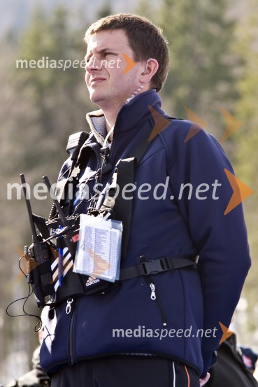 Tomi Trbovc, služba za stike z javnostmi Smučarske zveze SlovenijeFinale svetovnega pokala v smučarskih skokih v Planici 2009, sobota